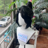 [Styled Wig]Heavenly God blesses the people Mu Qing Lace Front Wig Ancient Style Versatile Male Cosplay Halloween Style Wig Set