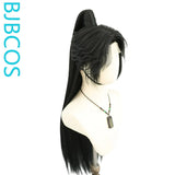 [Styled Wig]Antique style young man Lace Front Wig Chu Wanning COS wig set, versatile half tied ponytail