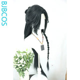 [Styled Wig]Changle Female Qinnang Cosplay Lace Front Wig Long Black Hair Antique Style Versatile NPC Shaped COS Hair Halloween
