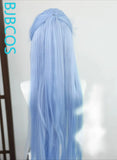 [Styled Wig]Universal lace front wig antique style blue mermaid NPC design creative wig set