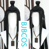 [Styled Wig]Grandmaster of Demonic Cultivation COS Ancient Costume Blue Forgetting Machine Lace Front Wig COS Wig Headset Wig