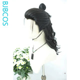 [Styled Wig]Zhong Liquan Cosplay Full Lace Wig Or Patch Wig Anime Long Black Hair Antique Style Versatile Style Halloween Party