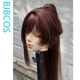 [Styled Wig]Marciana Cosplay Wig Game GODDESS OF VICTORY: NIKKE Women 90CM Ponytail Brown Wig Hair Carnival Party Role Play