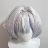 [Styled Wig]Wuthering Waves Mornye Cosplay Women Hair Gradient Halloween Carnival Party Play Role Mornye Cosplay Wig Cap