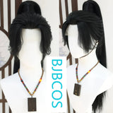 [Styled Wig]Xiao Yan's cosplay wig with high ponytail and antique style, versatile black Lace Front Wig shaped wig cover