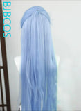 [Styled Wig]Universal lace front wig antique style blue mermaid NPC design creative wig set