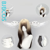 Versatile Wings Cosplay Game Anime Black White Wings Costume Head Prop Halloween Christmas Decoration Party Angel Wings
