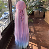 [Styled] Cyrene Cosplay Wig Game Honkai Star Rail Cyrene Female Cosplay Wig Long Pink Hair Halloween Hair