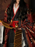 Ashes of the Kingdom‌ Coswear, ancient costume, cosplay, red and black big sleeves