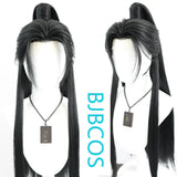 [Styled Wig]Antique style Nianlang Lace Front Wig muzi period COS wig set versatile half tied ponytail