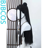[Styled Wig]Ancestral animation ancient style cosplay Hanfu ancient costume blue forget machine cosplay wig headband patch wig