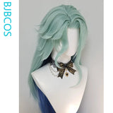[Styled Wig]Il Dottore Cosplay Wig Game Genshin Impact Men The Doctor Mixed Blue Long Hair For Party Role Play Halloween Wigs