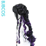 [Styled Wig]WHERE WINDS MEET  Green Grassland Imitation Hand Hook COS Hairy Girl Style Wig Set