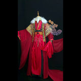 Patriarch of Magic Dao：Original wedding ancient costume Ancient Style Hanfu Halloween Uniform Carnival Party Play Role Clothes