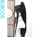 [Styled Wig]Lace Front Wig Mo Ran COS ancient style Hanfu male youth Lang versatile half tied ponytail wig