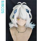 [Styled Wig]‌Dracaene Sunbringer Cosplay Wig Game Zenless Zone Zero ZZZ Women Grey Hair 48CM Anime Halloween Carnival Role Play