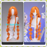 [Styled Wig]Sigrika Cosplay Wig Game Wuthering Waves Women Long Orange Style Hair Carnival Halloween Anime Game Role Play Wig