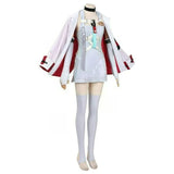 【In Stock】Oneiroi Cosplay Costume Game Neverness To Everness White And Red Dress  Uniform Hallowen Performance Anime Clothes