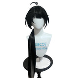 [Styled] Wuthering Waves Rover Cosplay Wig Black Heat Resistance For Women Resonator ROVER Cosplay Wig For Women