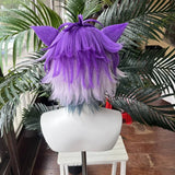 [Styled Wig]Twisted Wig Wonderland Chenya Cosplay Halloween Party Heat Resistant Synthetic Hair Short Purple Wig
