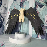Mysterious Alterego Cosplay Costume Women Man Versatile Black Gold Wings Cosplay For Halloween Carnival Fancy Party Decoration