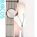 [Styled Wig]Lace Front Wig Pink Hanfu men's ancient costume creative COS 1.2-meter styling wig set