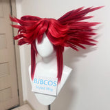 [Styled Wig] In Stock Anime Li Glaze Synthetic Hair Short 30cm Mixed Orange Red Cosplay Anime Wig Heat Resistant Hair Halloween