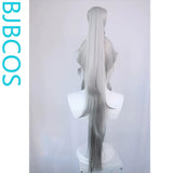 [Styled Wig]Ashes of the Kingdom‌ XXu Shu Silver White Spray Color Lace Front Wig COS Wig Set