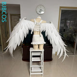 Versatile Angel White Wings Cosplay Costume Women Man Foldable White Lolita Big Wings Cosplay Halloween Carnival Party Prop