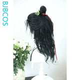 [Styled Wig]Zhong Liquan Cosplay Full Lace Wig Or Patch Wig Anime Long Black Hair Antique Style Versatile Style Halloween Party