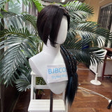 [Styled Wig]Jamil Viper Cosplay Wig Twisted Wig Wonderland Women Long Straightr Black Hair Wig Cosplay Heat Resistant Synthetic