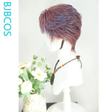 [Styled Wig]Universal Cosplay Lace Front Wig Anime Men Korean Teenage Versatile Style Slightly Curled And Fragmented Texture Wig