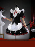 Chisa Game Cosplay Costume Wuthering Waves Kuchiba  Fallen Wonderland Maid Outfits Game Cosplay Women Clothing S-3XL