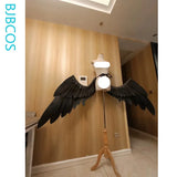 Nakamasa Ichika Cosplay Wings Game Blue Archive Foldable Black Versatile Pearl Cotton Angel Wings Cosplay Halloween Party Prop
