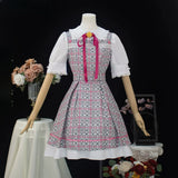 Manami Honjou Aimi Kanzaki Cosplay Costume Game Manakashi School Uniform Dress【XS-3XL】Adult Women Daily Halloween Con