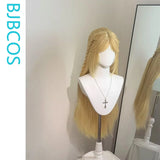 [Styled Wig]Cartethyia Cosplay Wig Game Wuthering Waves Women Light Yellow Hair 90CM Halloween Heat Resistant Synthetic Wigs