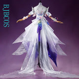 Cyrene Cosplay Costume Game Honkai: Star Rail Cosplay Costume Uniform HSR Cyrene Dress Veil NPC Halloween Party Women