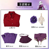 【In Stock】Ishtar Cosplay Costume Anime Fate/strange Fake Women Red And Purple Dress Carnival Halloween Party Role Play Suits