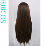 [Styled Wig]Ashes of the Kingdom‌ Mixed brown Lace Front Wig COS Guangling King hair wig set