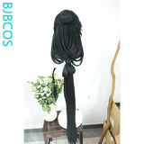 [Styled Wig]Changle Female Qinnang Cosplay Lace Front Wig Long Black Hair Antique Style Versatile NPC Shaped COS Hair Halloween