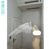 Cupid Cosplay White Wings Anime Cosplay Foldable Versatile Pearl Cotton Angel Devil Lolita Props Halloween Carnival Party Props