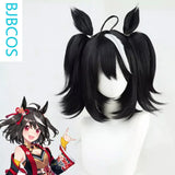 [Styled Wig]‌Kitasan Black Wig Game Women Hair Cosplay Halloween Carnival Party Play Role Cosplay Wig High Heat Resistant
