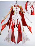 Himeko Game Cosplay Costume Honkai Star Rail 【XS-3XL】 Carnival White And Red Halloween Anime Game Role Play Uniform Dress