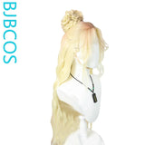 [Styled Wig]‌Naraka: Bladepoint‌ Red Peach Emperor's Lace Front Wig COS hairy girl style wig set