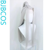 [Styled Wig]Ashes of the Kingdom‌ Silver white Lace Front Wig COS Ganji wig set with other characters in the picture