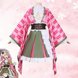 Demon Slayer: Kimetsu no Yaiba Mitsuri Kanroji‌ Cosplay Costume Anime Woman Comic Convention Christmas Halloween Party Clothing