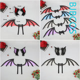 Versatile Wings Ears Tail Cosplay Costume Bat And Angels Wings Prop Halloween Christmas Decoration Party Angel Wings Dressing Up