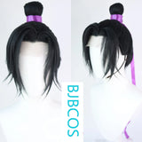 [Styled Wig]Grandmaster of Demonic Cultivation Jiang Cheng, a teenage adult, cosplay Lace Front Wig and loop design