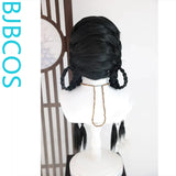 [Styled Wig]WHERE WINDS MEET Shao Dong Jia Female Edition Lace Front Wig COS Hairy Girl Style Wig Set
