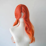 Women Princess Wig Koriand'r Anime Women Long Front Lace Curls Hair Girlhood  Halloween Dream Princess Cosplay